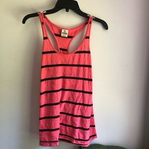 VS PINK Striped Racerback Tank